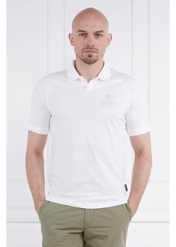 Napapijri Polo E-SANTIAGO SS BRIGHTWHITE 002 | Regular Fit ze sklepu Gomez Fashion Store w kategorii T-shirty męskie - zdjęcie 172909419