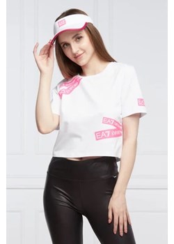 EA7 T-shirt | Cropped Fit ze sklepu Gomez Fashion Store w kategorii Bluzki damskie - zdjęcie 172909617