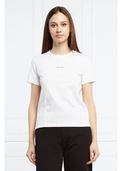 Calvin Klein T-shirt | Regular Fit ze sklepu Gomez Fashion Store w kategorii Bluzki damskie - zdjęcie 172910356