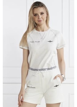 Aeronautica Militare T-shirt | Regular Fit ze sklepu Gomez Fashion Store w kategorii Bluzki damskie - zdjęcie 172910877