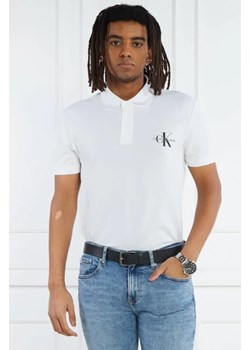 CALVIN KLEIN JEANS Polo MONOLOGO | Regular Fit ze sklepu Gomez Fashion Store w kategorii T-shirty męskie - zdjęcie 172911196