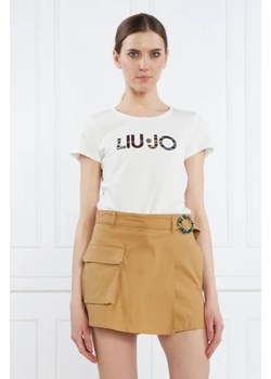 Liu Jo Sport T-shirt | Regular Fit ze sklepu Gomez Fashion Store w kategorii Bluzki damskie - zdjęcie 172911595