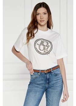 Joop! T-shirt | Regular Fit ze sklepu Gomez Fashion Store w kategorii Bluzki damskie - zdjęcie 172911627