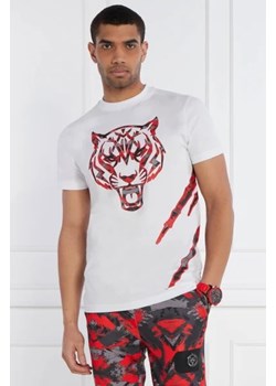 Plein Sport T-shirt Tiger | Regular Fit ze sklepu Gomez Fashion Store w kategorii T-shirty męskie - zdjęcie 172912149