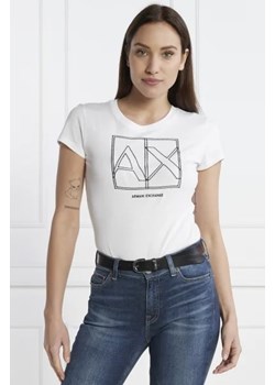 Armani Exchange T-shirt | Regular Fit ze sklepu Gomez Fashion Store w kategorii Bluzki damskie - zdjęcie 172913748
