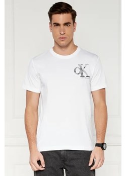 CALVIN KLEIN JEANS T-shirt META MONOGRAM | Regular Fit ze sklepu Gomez Fashion Store w kategorii T-shirty męskie - zdjęcie 172914505