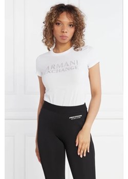 Armani Exchange T-shirt | Regular Fit ze sklepu Gomez Fashion Store w kategorii Bluzki damskie - zdjęcie 172915877