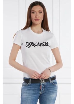 Dsquared2 T-shirt | Regular Fit ze sklepu Gomez Fashion Store w kategorii Bluzki damskie - zdjęcie 172916299