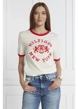 Tommy Hilfiger T-shirt | Regular Fit ze sklepu Gomez Fashion Store w kategorii Bluzki damskie - zdjęcie 172916487