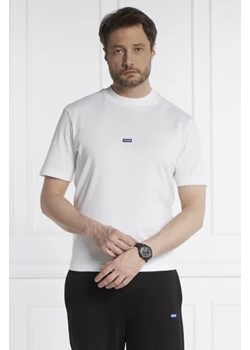 Hugo Blue T-shirt Nieros | Regular Fit ze sklepu Gomez Fashion Store w kategorii T-shirty męskie - zdjęcie 172916617