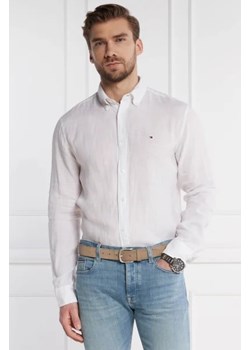 Tommy Hilfiger Lniana koszula PIGMENT DYED | Regular Fit ze sklepu Gomez Fashion Store w kategorii Koszule męskie - zdjęcie 172916775