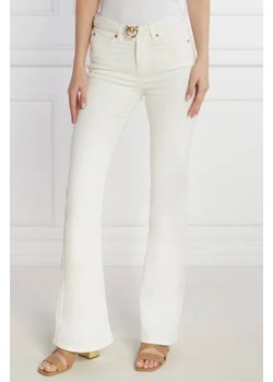 Pinko Spodnie z paskiem FLORA | flare fit | denim ze sklepu Gomez Fashion Store w kategorii Jeansy damskie - zdjęcie 172916826