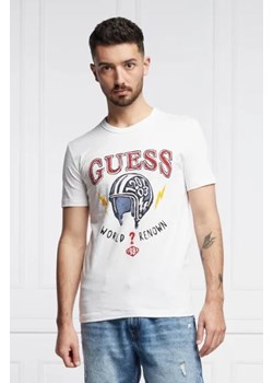 GUESS T-shirt ROUTE | Slim Fit ze sklepu Gomez Fashion Store w kategorii T-shirty męskie - zdjęcie 172917385