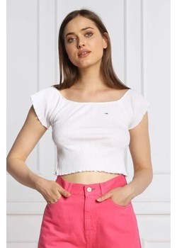 Tommy Jeans T-shirt | Cropped Fit ze sklepu Gomez Fashion Store w kategorii Bluzki damskie - zdjęcie 172917608