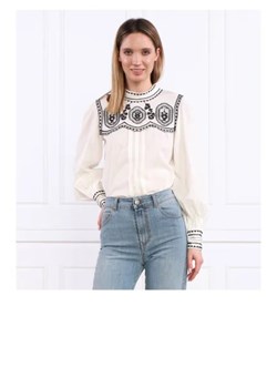 TWINSET Bluzka | Regular Fit | z dodatkiem lnu ze sklepu Gomez Fashion Store w kategorii Bluzki damskie - zdjęcie 172918727