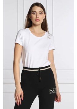 EA7 T-shirt | Regular Fit ze sklepu Gomez Fashion Store w kategorii Bluzki damskie - zdjęcie 172918876