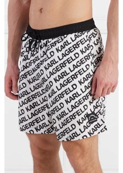 Karl Lagerfeld Szorty kąpielowe diagonal aop med boardshorts | Regular Fit ze sklepu Gomez Fashion Store w kategorii Kąpielówki - zdjęcie 172919805