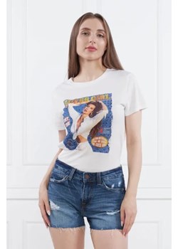 GUESS T-shirt GUESS GIRL EASY TEE | Regular Fit ze sklepu Gomez Fashion Store w kategorii Bluzki damskie - zdjęcie 172921219