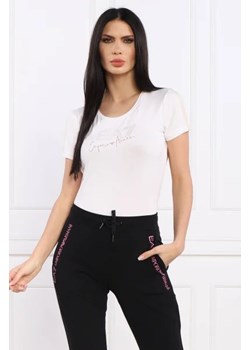 EA7 T-shirt | Slim Fit ze sklepu Gomez Fashion Store w kategorii Bluzki damskie - zdjęcie 172921419