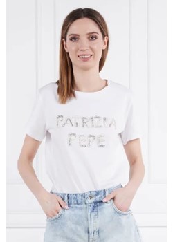 Patrizia Pepe T-shirt | Regular Fit ze sklepu Gomez Fashion Store w kategorii Bluzki damskie - zdjęcie 172922145