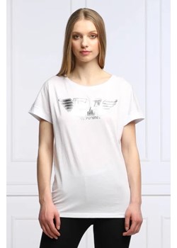 Emporio Armani T-shirt | Regular Fit ze sklepu Gomez Fashion Store w kategorii Bluzki damskie - zdjęcie 172922445
