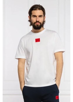 HUGO T-shirt Diragolino212 | Regular Fit ze sklepu Gomez Fashion Store w kategorii T-shirty męskie - zdjęcie 172923039
