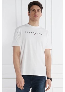 Tommy Jeans T-shirt LINEAR LOGO TEE EXT | Regular Fit ze sklepu Gomez Fashion Store w kategorii T-shirty męskie - zdjęcie 172923218
