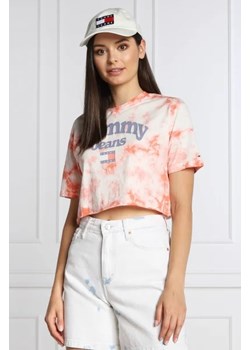 Tommy Jeans T-shirt | Cropped Fit ze sklepu Gomez Fashion Store w kategorii Bluzki damskie - zdjęcie 172923269