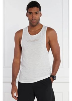 Calvin Klein Swimwear Tank top | Regular Fit | z dodatkiem lnu ze sklepu Gomez Fashion Store w kategorii T-shirty męskie - zdjęcie 172923298