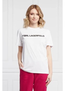 Karl Lagerfeld T-shirt | Regular Fit ze sklepu Gomez Fashion Store w kategorii Bluzki damskie - zdjęcie 172923706