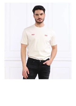 HUGO T-shirt Dendat_X | Regular Fit ze sklepu Gomez Fashion Store w kategorii T-shirty męskie - zdjęcie 172924537