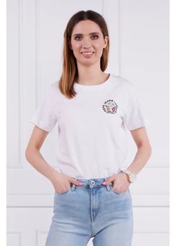 Pepe Jeans London T-shirt ONIX | Regular Fit ze sklepu Gomez Fashion Store w kategorii Bluzki damskie - zdjęcie 172925546