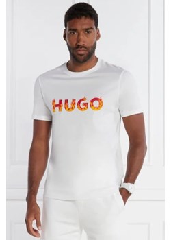 HUGO T-shirt Danda | Regular Fit ze sklepu Gomez Fashion Store w kategorii T-shirty męskie - zdjęcie 172925757