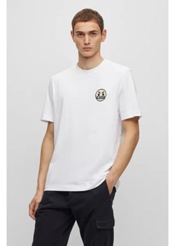 BOSS ORANGE T-shirt Teglitchlogo | Regular Fit ze sklepu Gomez Fashion Store w kategorii T-shirty męskie - zdjęcie 172926146