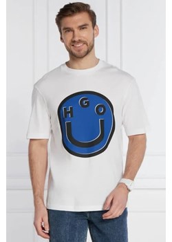 Hugo Blue T-shirt Nimper | Regular Fit ze sklepu Gomez Fashion Store w kategorii T-shirty męskie - zdjęcie 172926157
