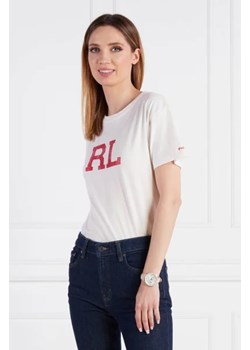 POLO RALPH LAUREN T-shirt | Regular Fit ze sklepu Gomez Fashion Store w kategorii Bluzki damskie - zdjęcie 172927057
