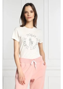 POLO RALPH LAUREN T-shirt | Regular Fit ze sklepu Gomez Fashion Store w kategorii Bluzki damskie - zdjęcie 172927638