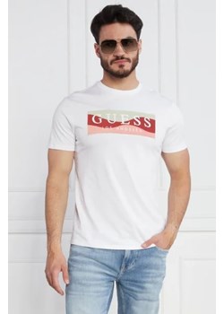 GUESS T-shirt SS BSC EMBROIDERED | Slim Fit ze sklepu Gomez Fashion Store w kategorii T-shirty męskie - zdjęcie 172927726