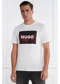 HUGO T-shirt Dulive_U241 | Regular Fit ze sklepu Gomez Fashion Store w kategorii T-shirty męskie - zdjęcie 172928977