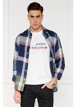 Napapijri T-shirt BLU MARINE | Regular Fit ze sklepu Gomez Fashion Store w kategorii T-shirty męskie - zdjęcie 172929336
