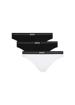 BOSS BLACK Stringi 3-pack 3P THONG ze sklepu Gomez Fashion Store w kategorii Majtki damskie - zdjęcie 172932389