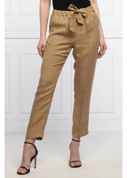 Liu Jo Lniane spodnie | Slim Fit ze sklepu Gomez Fashion Store w kategorii Spodnie damskie - zdjęcie 172940899