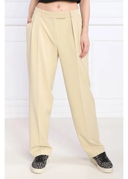 HUGO Spodnie Hanifa | Regular Fit ze sklepu Gomez Fashion Store w kategorii Spodnie damskie - zdjęcie 172942599