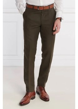 Oscar Jacobson Lniane spodnie Denz | Regular Fit ze sklepu Gomez Fashion Store w kategorii Spodnie męskie - zdjęcie 172945595