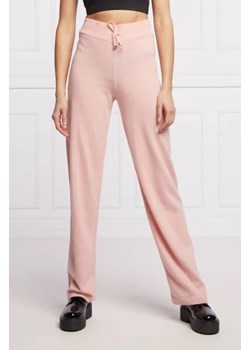 Juicy Couture Spodnie dzianinowe | Regular Fit | z dodatkiem wełny i kaszmiru ze sklepu Gomez Fashion Store w kategorii Spodnie damskie - zdjęcie 172946927