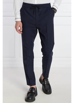 HUGO Wełniane spodnie chino Howard231X | Slim Fit ze sklepu Gomez Fashion Store w kategorii Spodnie męskie - zdjęcie 172947695