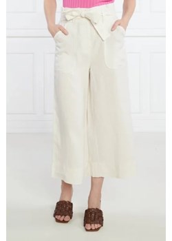 MAX&Co. Lniane spodnie FINESTRA | Straight fit ze sklepu Gomez Fashion Store w kategorii Spodnie damskie - zdjęcie 172951977