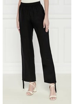 Samsøe Samsøe Spodnie SAGIRA | Regular Fit | z dodatkiem lnu ze sklepu Gomez Fashion Store w kategorii Spodnie damskie - zdjęcie 172952576