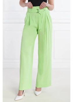 Marc Cain Lniane spodnie | flare fit ze sklepu Gomez Fashion Store w kategorii Spodnie damskie - zdjęcie 172952986
