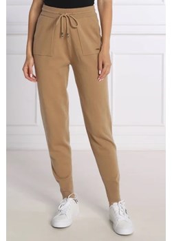 BOSS BLACK Wełniane spodnie dresowe Fasolda | Regular Fit | z dodatkiem kaszmiru ze sklepu Gomez Fashion Store w kategorii Spodnie damskie - zdjęcie 172953065